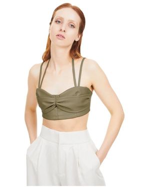 THEMOIRÈ Sleeveless Tops - Green