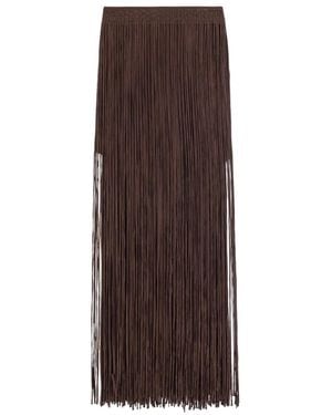 Alysi Maxi Skirts - Marrón