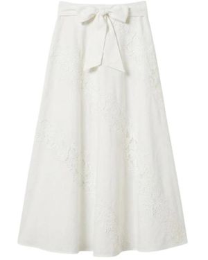 Twinset Midi Skirts - Blanco