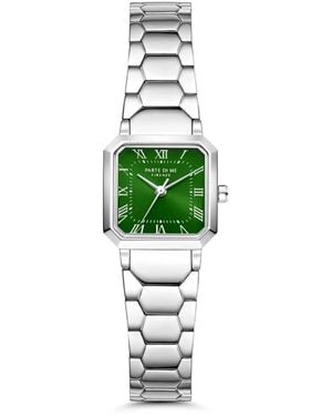 Parte di Me Zilveren Chronograaf Horloge - Groen