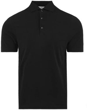 Malo Polo Shirts - Black