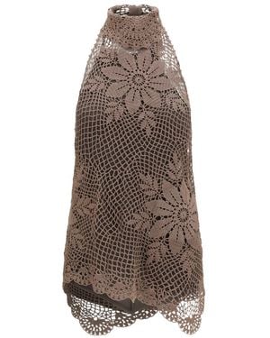 Magda Butrym Sleeveless Tops - Marrón