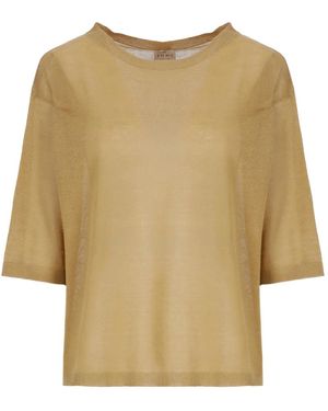 Marella Round-Neck Knitwear - Neutro