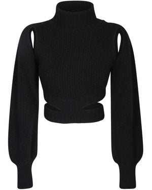 ANDREA ADAMO Turtlenecks - Black