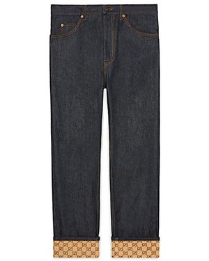 Gucci Rechte Jeans - Zwart