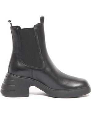 Hogan Heeled Boots - Grey