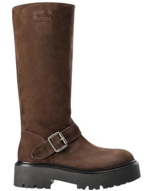 COPENHAGEN High Boots - Brown