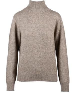 Aspesi Truien & Vesten ,Bruin ,Wol Ciclista Turtleneck - Grijs