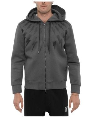 Neil Barrett Zip-Throughs - Gris