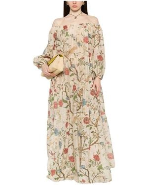 Into The East Maxi Dresses - Natural