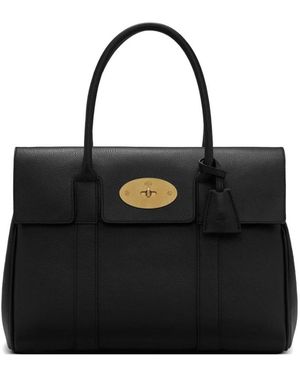 Mulberry Tassen ,Zwart ,Leer Heritage Bayswater Small Tote Bag