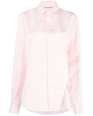 OTTOLINGER Cut-Out Rose Blouse - Roze