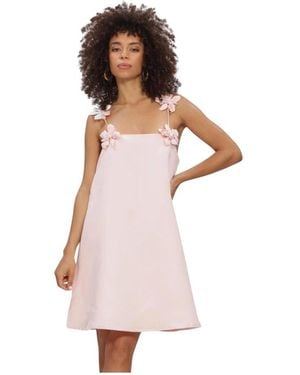 Y.A.S Kleedjes ,Roze Jurken Yasdouce Strap Midi Dress