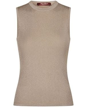 Max Mara Sleeveless Tops - Brown