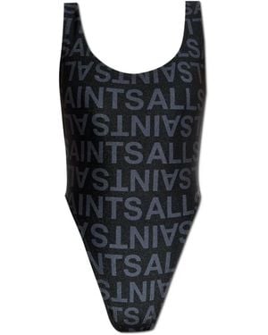 AllSaints Badmode ,Zwart ,Eendelig Badpak Cay