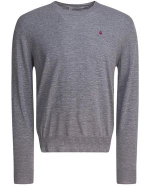 McQueen Round-Neck Knitwear - Grey