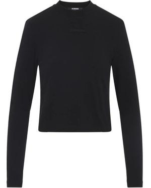 Jacquemus Long Sleeve Tops - Black