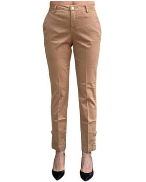 Liu Jo Slim-Fit Pants - Natural