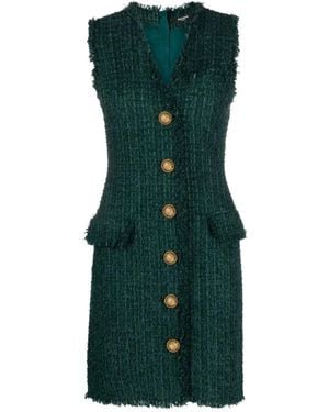 Balmain Short Dresses - Green