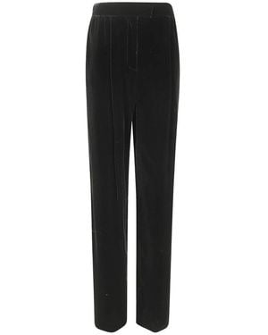 Valentino Garavani Straight Trousers - Negro