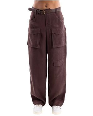 ViCOLO Wide Trousers - Morado
