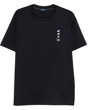 Paul & Shark Tops ,Zwart ,Katoen T-Shirts