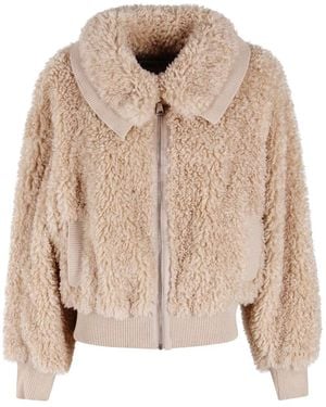 Essentiel Antwerp Faux Fur & Shearling Jackets - Neutre