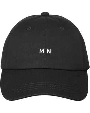 Mads Nørgaard Accessoires ,Zwart ,Katoen Soft Twill Cash Cap