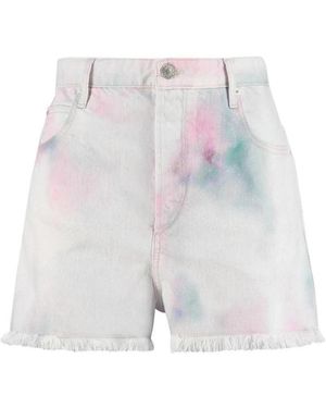 Isabel Marant Denim Shorts - White
