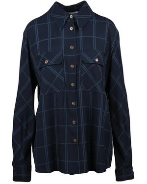 Crida Milano Overhemden ,Blauw ,Camicia Over