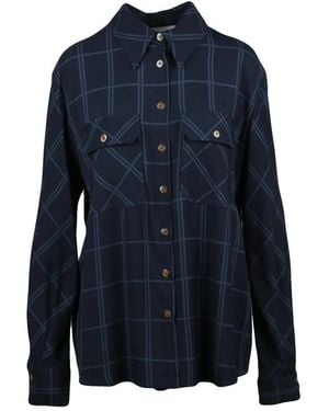 Crida Milano Overhemden ,Blauw ,Camicia Over