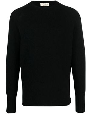 Ma'ry'ya Kaschmir Raglanpullover - Schwarz