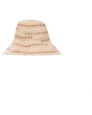 Barbour Kelley Crochet Bucket Hat - Natur