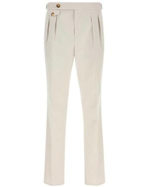 Brunello Cucinelli Geverfde Broek - Naturel