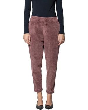 Mason's Slim-Fit Trousers - Red