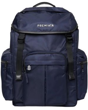 Premiata Tassen ,Blauw ,Leer Booker Rugzak