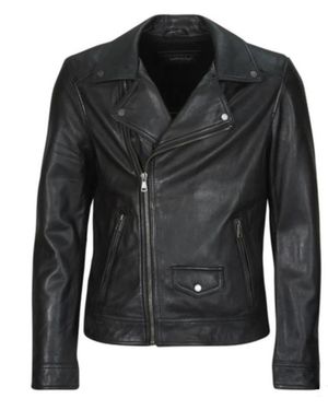 Oakwood Jassen ,Zwart ,Leer Lennon 64773 Leren Jas