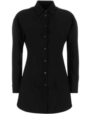 Jil Sander Wool-Blend Shirt - Zwart
