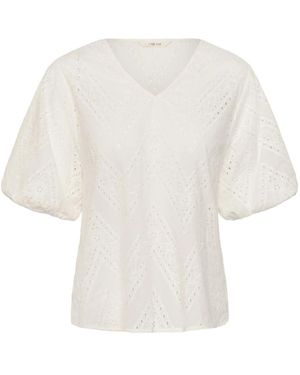 Cream Blouses - Wit