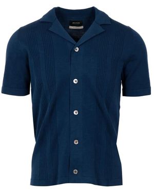 AT.P.CO Short Sleeve Shirts - Bleu