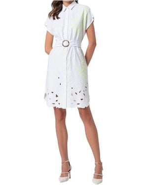 Fracomina Shirt Dresses - Blanco