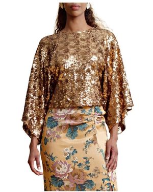 byTiMo Long Sleeve Tops - Marrón