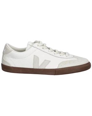 Veja Schoenen ,Wit ,Katoen Volley Leather