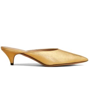 KHAITE Heeled Mules - Neutro