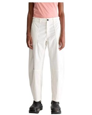 Bellerose Straight Trousers - Blanco