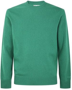MC2 Saint Barth Round-Neck Strickwaren - Grün