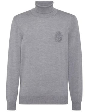 Billionaire Rollkragenpullover - Grau