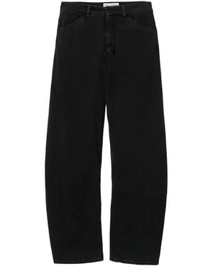 Nili Lotan Straight Trousers - Noir