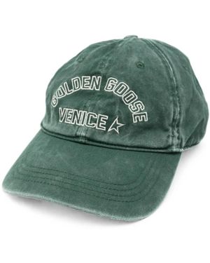 Golden Goose Accessoires ,Groen ,Nylon Journey Baseball Cap