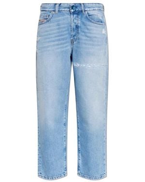 DIESEL Cropped Jeans - Azul